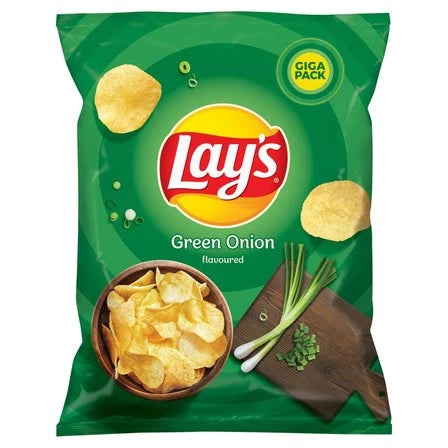 LAY'S Chipsy ziemniaczane o smaku zielonej cebulki 250 g
