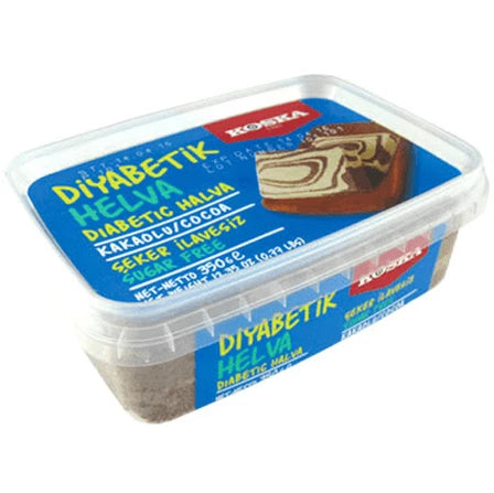 KOSKA Chałwa o smaku kakaowym bez dodatku cukru 350 g