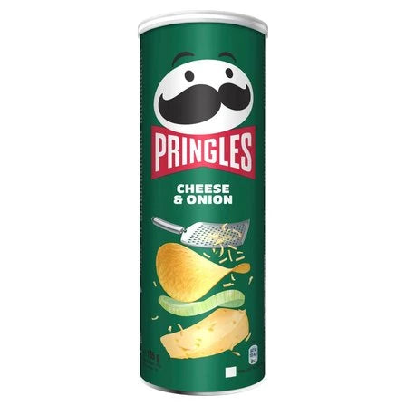 PRINGLES Cheese & Onion Chrupki o smaku serowo-cebulowym 165 g