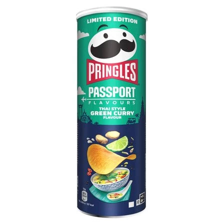 PRINGLES Passport Chrupki o smaku zielonego curry 165 g