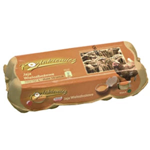 KOŹLAKIEWICZ Jaja wielozbożowe z chowu klatkowego klasa L 10 szt.