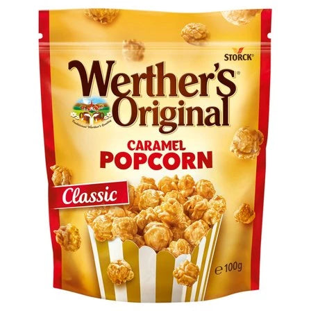 WERTHER'S ORIGINAL Popcorn z polewą śmietankowo-karmelową 100 g