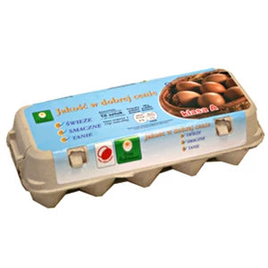 KOŹLAKIEWICZ Jaja z chowu klatkowego klasa L 10 szt.