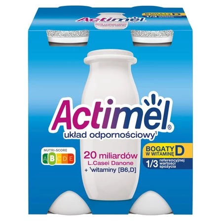 ACTIMEL Mleko fermentowane o smaku klasycznym (4 x 100 g) 400 g