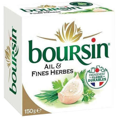 BOURSIN Serek do smarowania z czosnkiem i ziołami 150 g