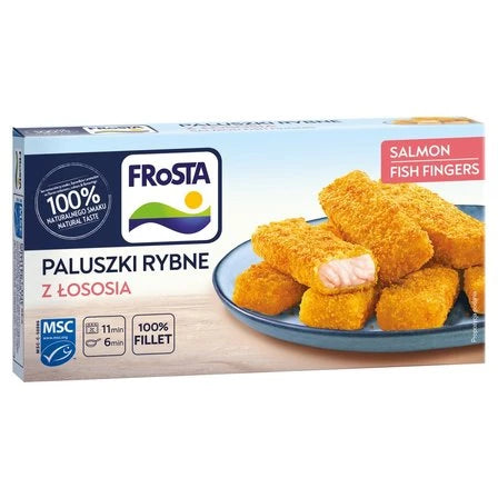 FROSTA Paluszki rybne z łososia (9 sztuk) 270 g