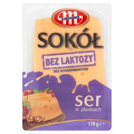 MLEKOVITA Ser Sokół w plastrach bez laktozy 150 g