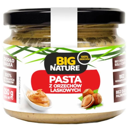 BIG NATURE Pasta z orzechów laskowych 250 g