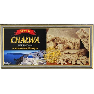 MK Chałwa sezamowa o smaku waniliowym 200 g